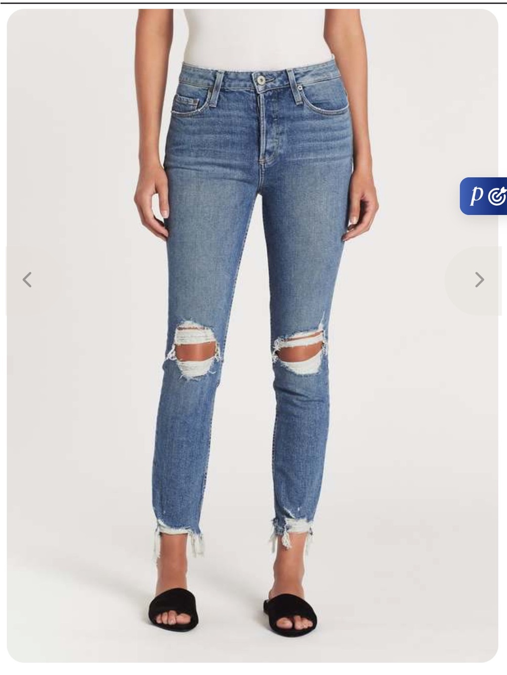 PAIGE Hoxton Ankle Peg Jeans